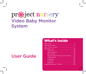 Bruksanvisning Project Nursery PNM4-5W01 Babyvakt