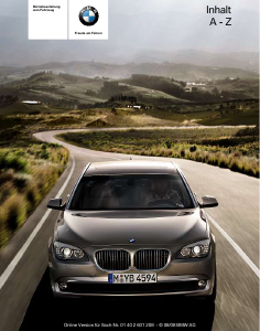 Bedienungsanleitung BMW 740Li (2008)