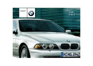 Bedienungsanleitung BMW 525d (2001)