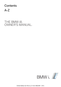Bruksanvisning BMW i8 (2015)