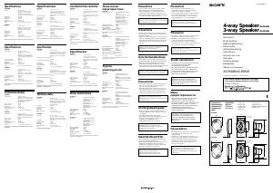 Manual Sony XS-F694R Coluna auto