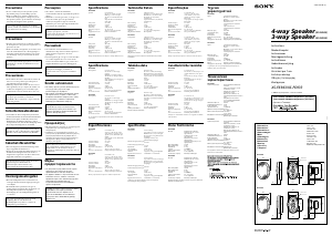 Manual Sony XS-F6933 Coluna auto