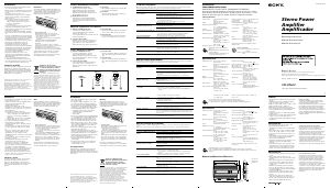 Manual Sony XM-604M Amplificadore auto