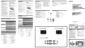 Manual de uso Sony XM-2165GTX Amplificador para coche