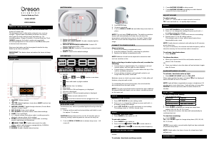 Handleiding Oregon WS902 Sunrise Wake-up Light