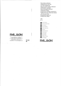 Руководство Palson 30631 Стайлер для волос