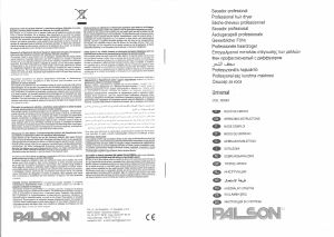 Manual de uso Palson 30094D Secador de pelo