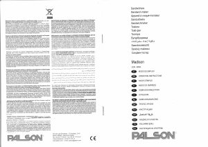 Εγχειρίδιο Palson 30503 Σχάρα επαφής