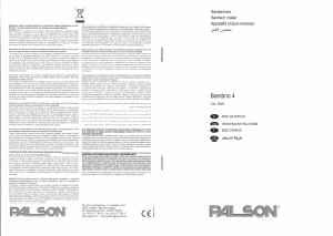 Manual de uso Palson 30504 Grill de contacto