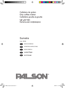 Manual de uso Palson 30836 Máquina de café