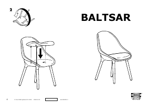 मैनुअल IKEA BALTSAR कुर्सी
