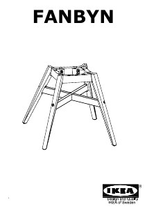 Kullanım kılavuzu IKEA FANBYN Sandalye