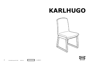 Bedienungsanleitung IKEA KARLHUGO Stuhl