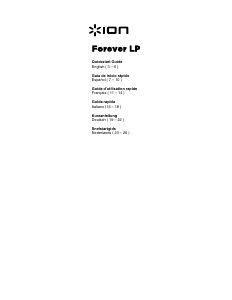 Manuale ION Forever LP Giradischi