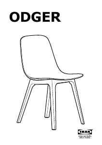 Brugsanvisning IKEA ODGER Stol