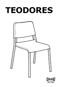 Manual IKEA TEODORES Cadeira