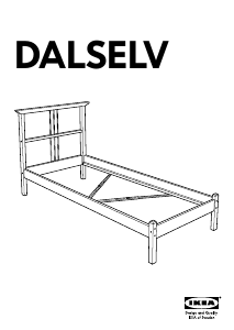 Наръчник IKEA DALSELV (90x200) Рамка на легло