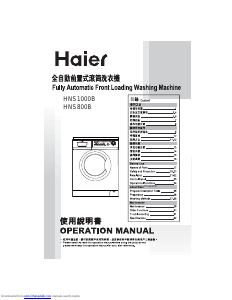 Handleiding Haier HNS800B Wasmachine