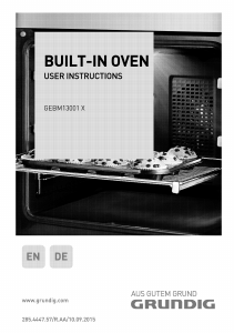 Manual Grundig GEBM 13001 X Oven