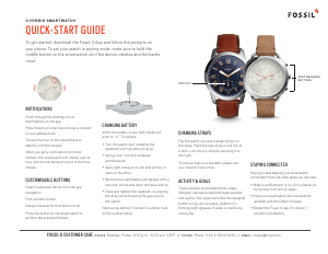 Bruksanvisning Fossil Commuter Smart klocka