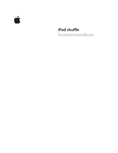 Bedienungsanleitung Apple iPod shuffle (2nd gen) Mp3 player