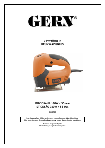 Käyttöohje Gern DAN0705 Kuviosaha