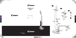 Handleiding Candy Freejet 3 en 1 Stofzuiger