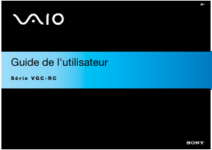 Mode d’emploi Sony VGC-RC202 Vaio Ordinateur de bureau