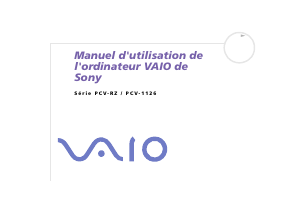 Mode d’emploi Sony PCV-RZ314 Vaio Ordinateur de bureau