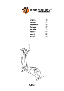 Handleiding Bremshey CR3 Crosstrainer