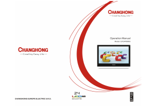 Mode d’emploi Changhong EF24F898S Téléviseur LED