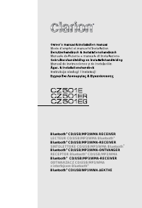 Bedienungsanleitung Clarion CZ501E Autoradio