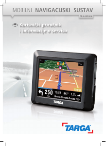 Priručnik Targa PNA-E3530N Navigacija za automobil