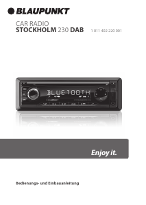 Bedienungsanleitung Blaupunkt Stockholm 230 DAB Autoradio