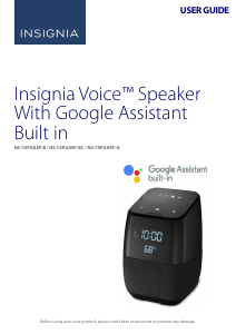 Manual Insignia NS-CSPGASP-G Voice Smart Speaker