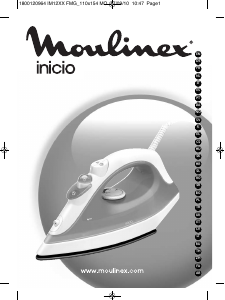 Manual de uso Moulinex IM1210E0 Inicio Plancha