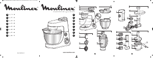 Bruksanvisning Moulinex QA400GBM Masterchef Gourmet Köksmaskin
