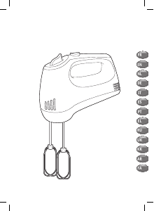 Manual Moulinex HM3121B1 Misturador da mão