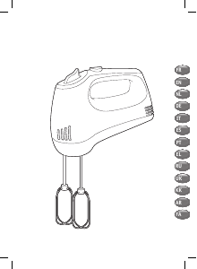 Manual Moulinex HM311127 Hand Mixer