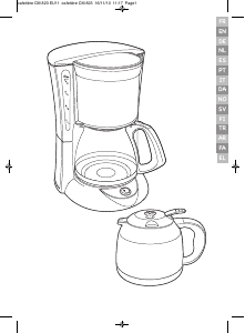 Manual de uso Moulinex FG110540 Máquina de café