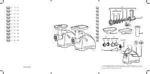 Руководство Moulinex ME682827 Мясорубка