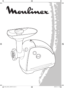 Manual de uso Moulinex DKA213E Picadora de carne