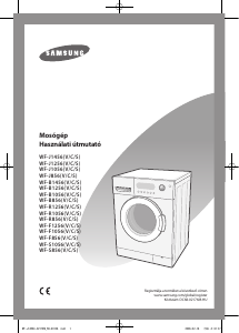Használati útmutató Samsung WF-J856C Mosógép