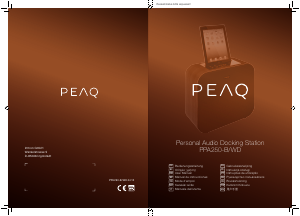 Handleiding PEAQ PPA250 Speakerdock