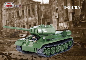 Handleiding Cobi set 2-5 Battle for Berlin Soviet T34 tank