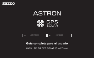 Manual de uso Seiko Astron SSE049J1 Reloj de pulsera