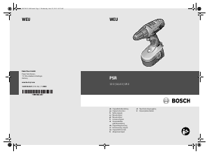 Bruksanvisning Bosch PSR 18-2 Drill-skrutrekker