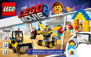 Kullanım kılavuzu Lego set 70832 Movie Emmetin Usta Kutusu!
