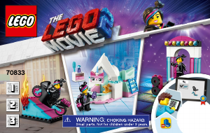 Bruksanvisning Lego set 70833 Movie Lucys byggarlåda!