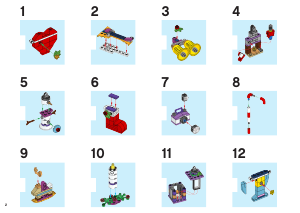 Käyttöohje Lego set 41353 Friends Joulukalenteri